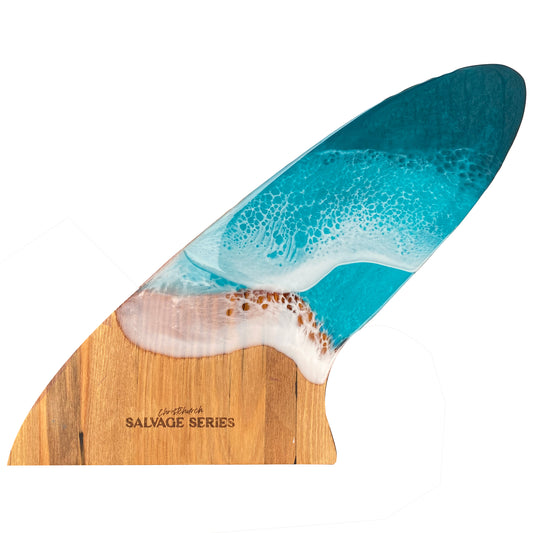 Teal Rimu Salvage Series Surf Fin